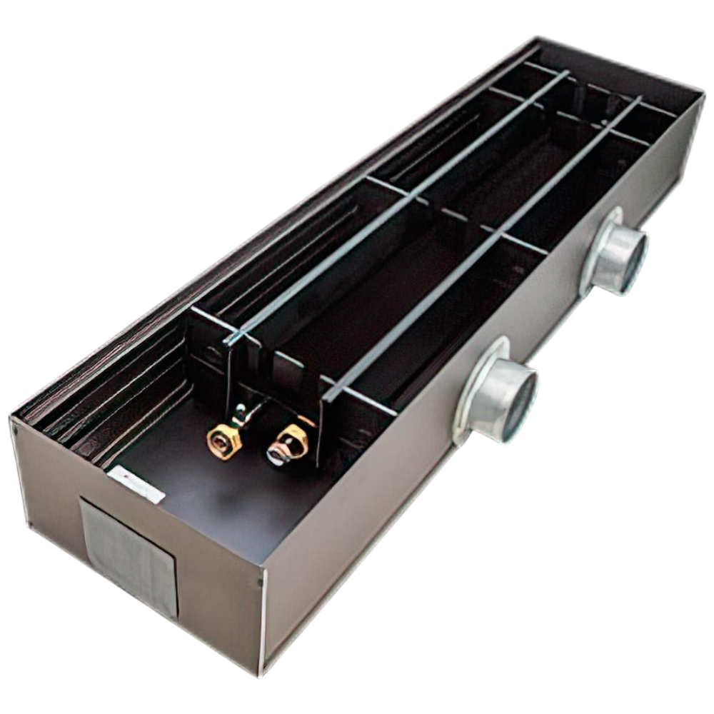 Конвектор внутрипольный водяной с подачей приточного воздуха, 410×190×4250, без решетки, WLK