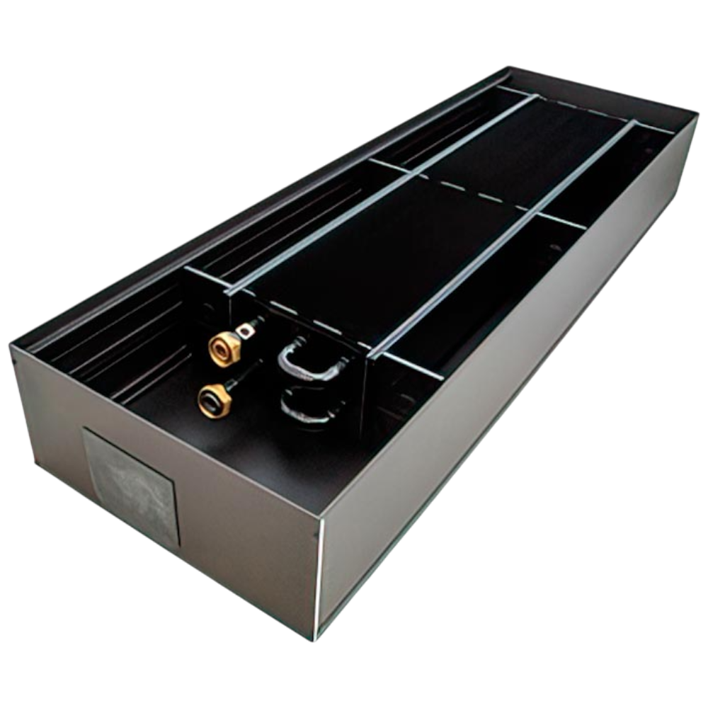 Конвектор внутрипольный водяной 410×190×5000, естественная конвекция, без решетки, WSKP